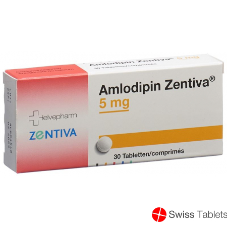 Amlodipin Zentiva Tabletten 5mg 30 Stück buy online
