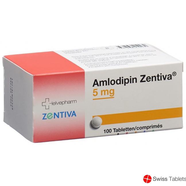 Zentiva amlodipine 5 mg tbl 100 pcs
