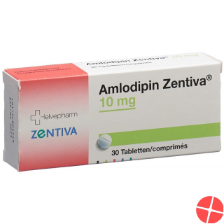 Amlodipin Zentiva Tabletten 10mg 30 Stück