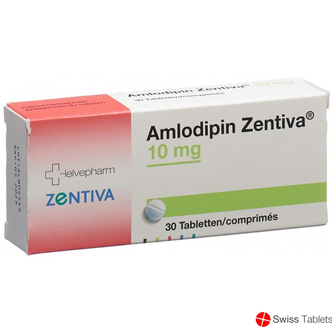 Amlodipin Zentiva Tabletten 10mg 30 Stück buy online