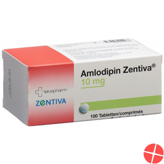 Zentiva amlodipine tablets 10 mg 100 pcs