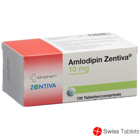 Zentiva amlodipine tablets 10 mg 100 pcs