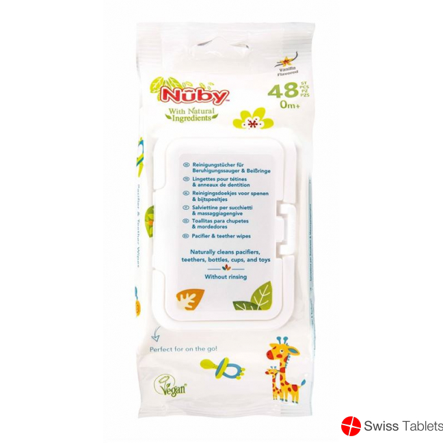 Nuby Citroganix Reinigungstuech Nuggi/spielz 48 Stück buy online