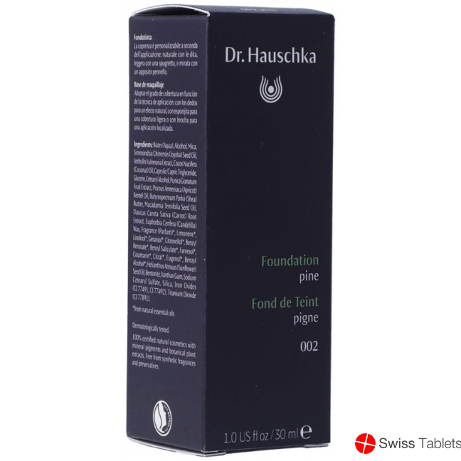 Dr. Hauschka Foundation 002 Pine Tube 30ml buy online
