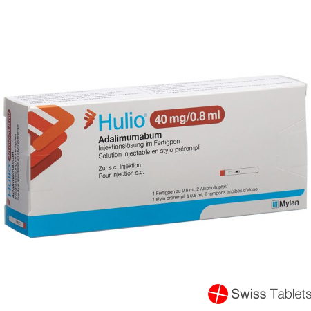 Hulio Injektionslösung 40mg/0.8ml Fertpen 0.8ml buy online