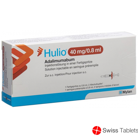 Hulio Injektionslösung 40mg/0.8ml Fertigspritze 0.8ml buy online