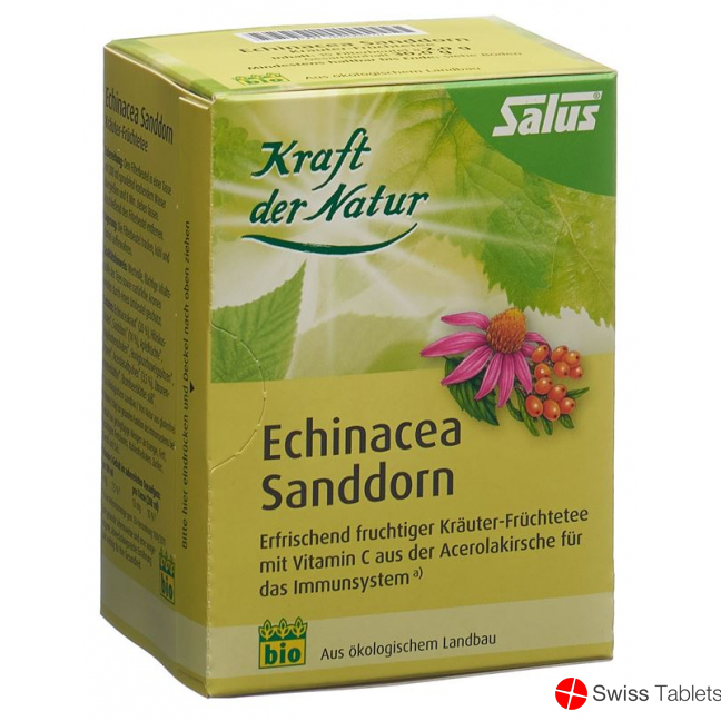 Salus Echinacea Sea Buckthorn Tea Organic Bag 15 Pieces buy online