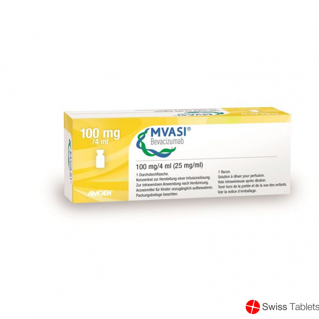 Mvasi Infusionskonzentrat 100mg/4ml Durchstechflasche 4ml buy online