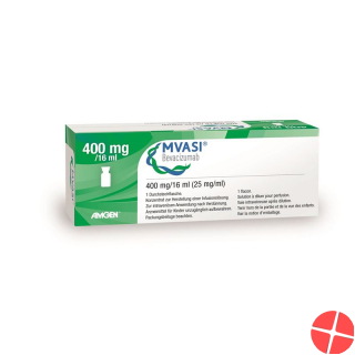 Mvasi Infusionskonzentrat 400mg/16ml Durchstechflasche 16ml