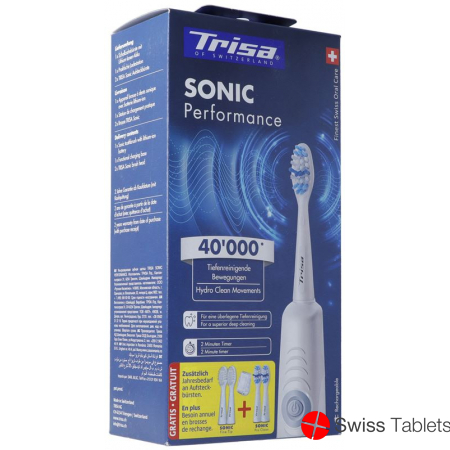 Trisa Sonic Performance Schallzahnb Promo 5 Refils buy online