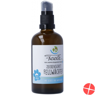 Feele Zeckenschutz Fellwaechter Glasflasche 100ml Feele Zeckenschutz Fellwaechter Glasflasche 100ml
