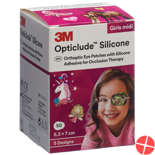 3M Opticlude Sil Augenv 5.3x7cm Midi Gi (n) 50 Stück