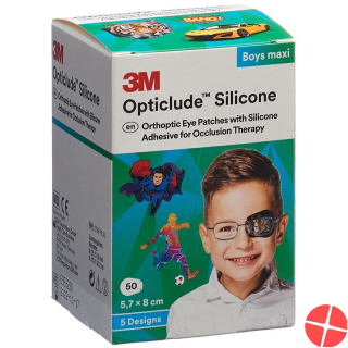 3M Opticlude Sil Augenv 5.7x8cm Maxi Bo (n) 50 Stück