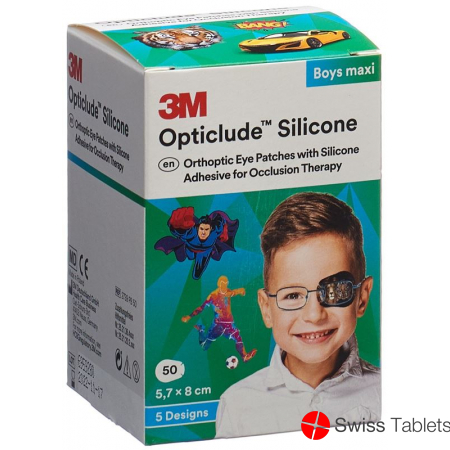 3M Opticlude Sil Augenv 5.7x8cm Maxi Bo (n) 50 Stück buy online
