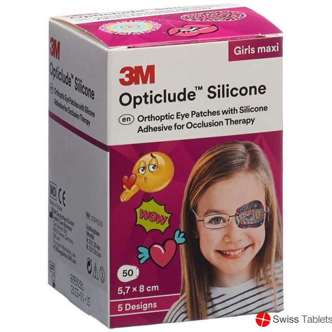 3M Opticlude Sil Augenv 5.7x8cm Maxi Gi (n) 50 Stück buy online