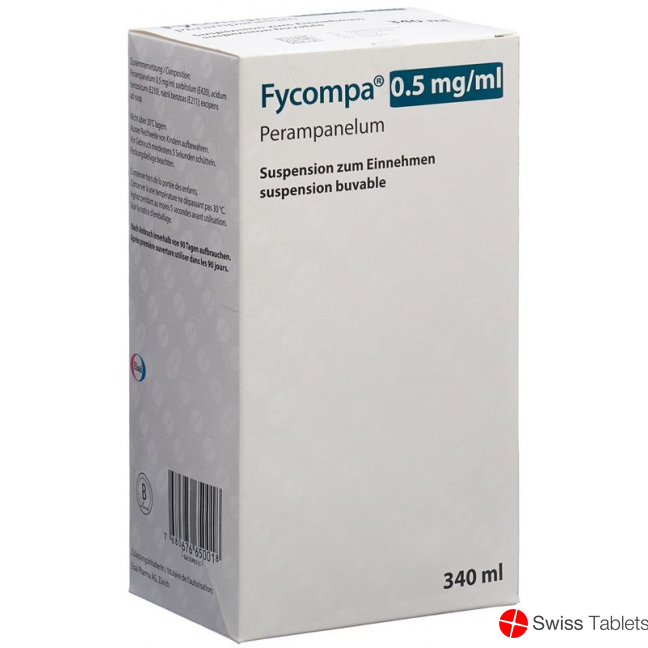 Fycompa Suspension 0.5mg/ml Zum Einnehmen Flasche 340ml buy online