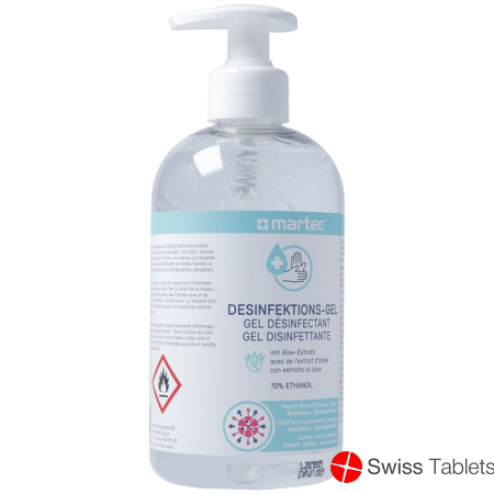Martec Hände-desinfektions-gel mit Pumpe 500ml buy online