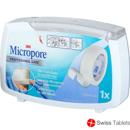 3M Micropore Vlies Heftpfl M Disp 12.5mmx5m We (n) buy online