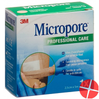 3M Micropore Vlies Heft O Disp 25mmx5m Hf Ref N 3M Micropore Vlies Heft O Disp 25mmx5m Hf Ref N