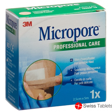 3M Micropore Vlies Heft O Disp 25mmx5m Hf Ref N buy online