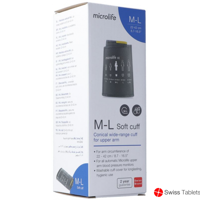 Microlife Manschette Oberarm M-l 22-42cm Anthrazit buy online