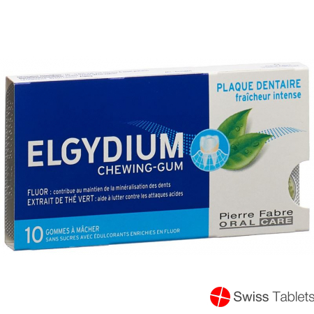 Elgydium Anti-Plaque Zahnpflege-Kaugummi 10 Stück buy online