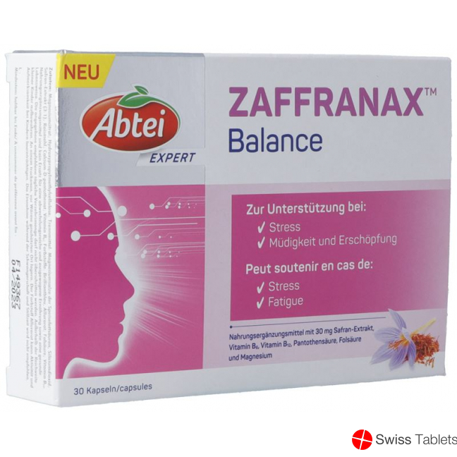 Abtei Zaffranax Balance Kapseln 30 Stück buy online
