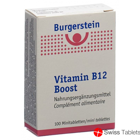 Burgerstein Vitamin B12 Boost Minitabletten 100 pieces buy online