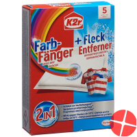 K2r Farbfaenger+fleckenentferner 2in1 Tuecher 5 Stück