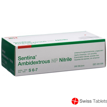 Sentina Ambidextrous S 6-7 Nitrile Puderfrei 200 Stück buy online