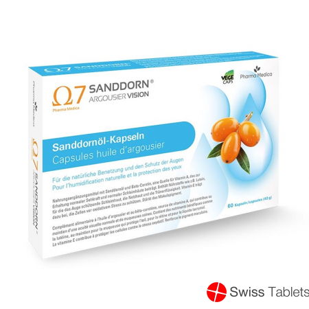 Sanddorn Argousier Vision Sea Buckthorn Oil Capsules 60 Caps buy online