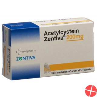 Acetylcystein Zentiva Brausetabletten 200mg 30 Stück