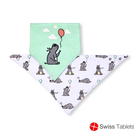 Babyono Bandana Lätzchen Doppelschicht Ass 2 Stück buy online