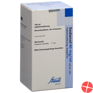 Sedanol Injektionslösung 40mg/ml Ad Us Vet Durchstechflasche 100 M