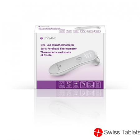 Livsane ear and forehead thermometer buy online
