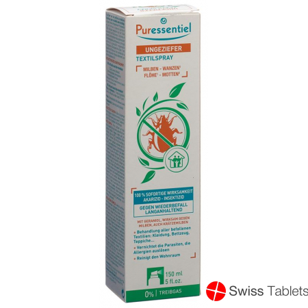 Puressentiel Textile Spray Vermin 150ml buy online