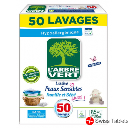 L'Arbre Vert Öko Waschmittel Pulver Empf H Fr 2.5kg buy online