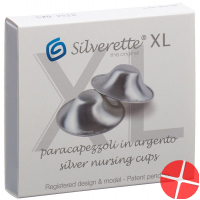 Silverette still silver cap XL 5 cm