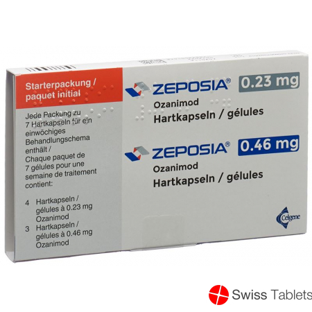 Zeposia Starterpack Kapseln 4x0.23mg 3x0.46mg 7 Stück buy online