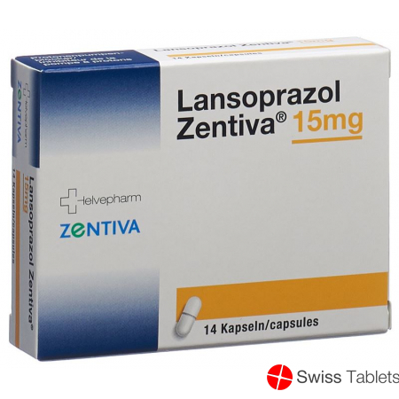 Lansoprazol Zentiva Kapseln 15mg 14 Stück buy online