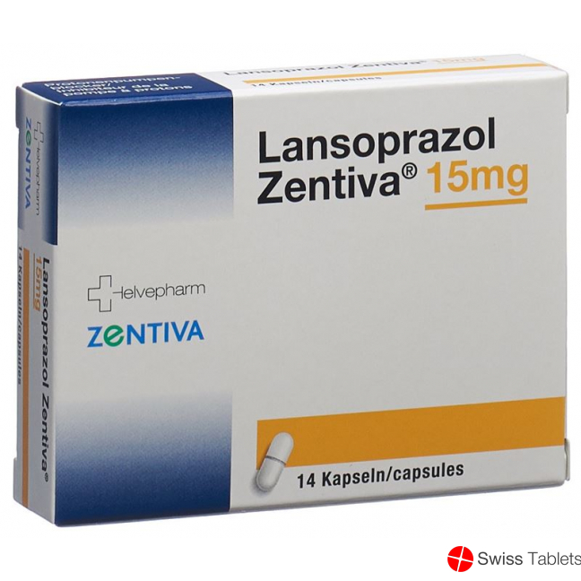 Lansoprazol Zentiva Kapseln 15mg 14 Stück buy online