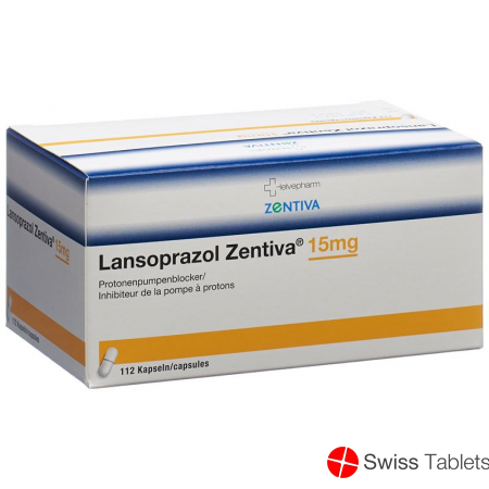 Lansoprazol Zentiva Kapseln 15mg 112 Stück buy online