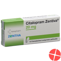 Citalopram Zentiva Filmtabletten 20mg 14 Stück