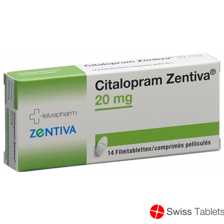 Citalopram Zentiva Filmtabletten 20mg 14 Stück buy online