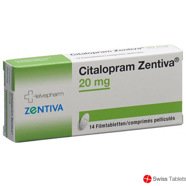 Citalopram Zentiva Filmtabletten 20mg 14 Stück buy online