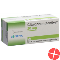 Citalopram Zentiva Filmtabletten 20mg 98 Stück