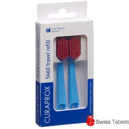 Curaprox Cs 5460 Duo Travel Ref Bürstenköpfe 2 S buy online