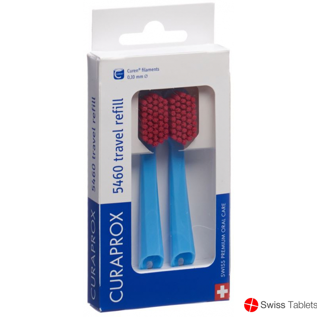 Curaprox Cs 5460 Duo Travel Ref Bürstenköpfe 2 S buy online