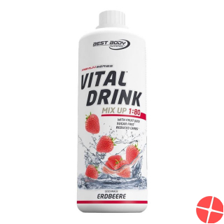 Best Body Vital Drink Erdbeere Flasche 1000ml