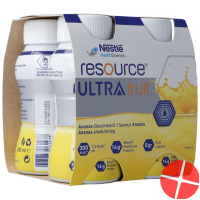 Resource Ultra Fruit Ananas 4 Flasche 200ml